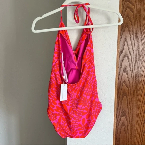 NWT Trina Turk One Piece Trellus Swim Suit Pink Coral 8 - Picture 8 of 12